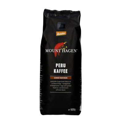 Röstkaffee Peru Demeter ganze Bohne