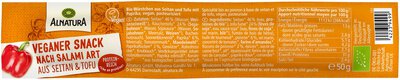 Veganer Snack nach Salami-Art (ungekühlt) 