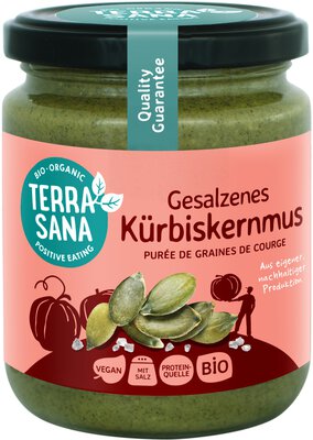 Kürbiskernmus mit Steinsalz