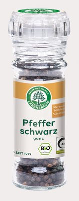 Pfeffer schwarz ganz 