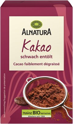 Kakao schwach entölt