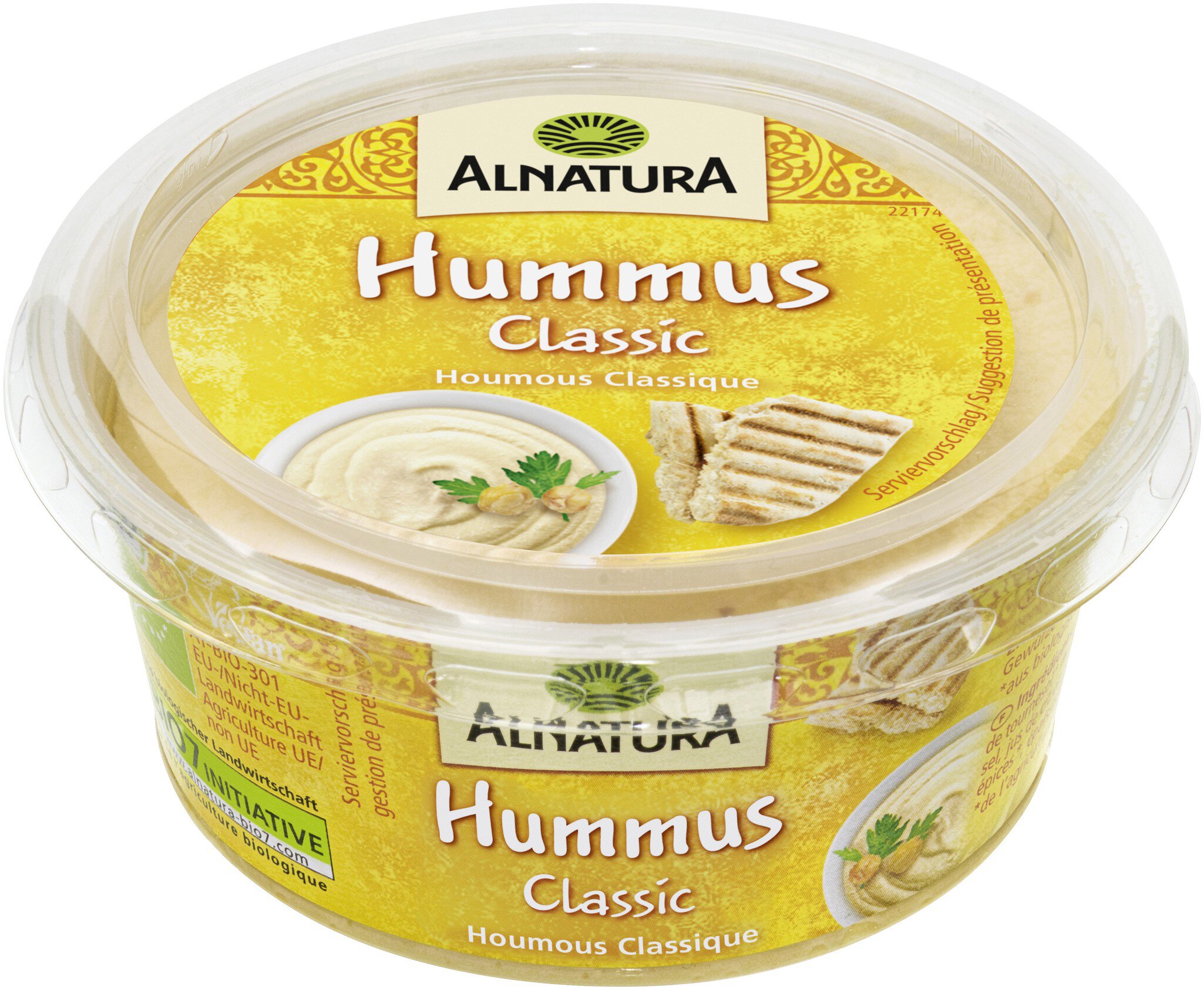 Hummus Classic (150 g) in Bio-Qualität von Alnatura