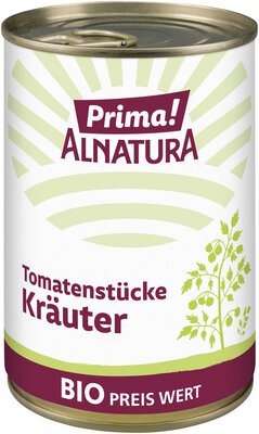Tomatenstücke Kräuter