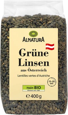 Grüne Linsen 