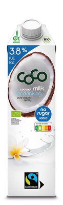 Cocosmilch 3,8% zum Trinken
