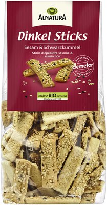 Dinkelsticks Sesam und Schwarzkümmel