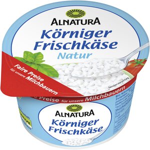 Körniger Frischkäse Natur