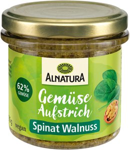 Gemüseaufstrich Spinat-Walnuss