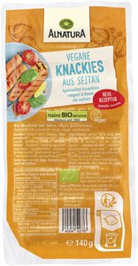 Vegane Knackies aus Seitan (gekühlt)