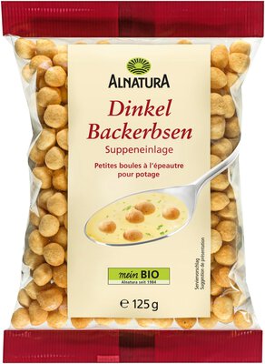 Dinkel-Backerbsen