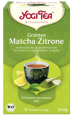Grüntee Matcha Zitrone