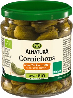 Cornichons ohne Zuckerzusatz