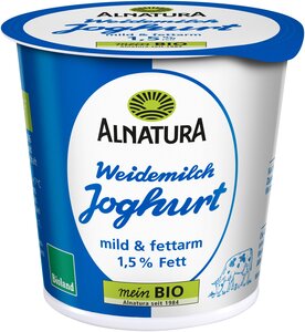 Weidemilch-Joghurt 1,5% Fett 
