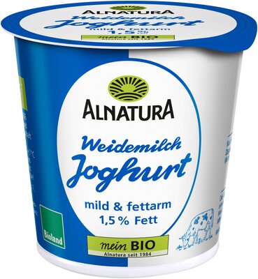 Weidemilch-Joghurt 1,5% Fett 