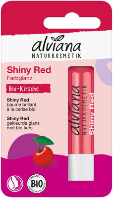 Lippenpflegestift Shiny Red mit Bio-Kirsche