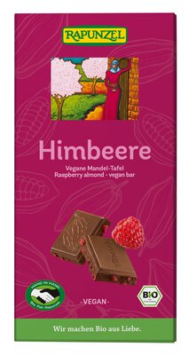 Schokolade Himbeere Mandel-Tafel