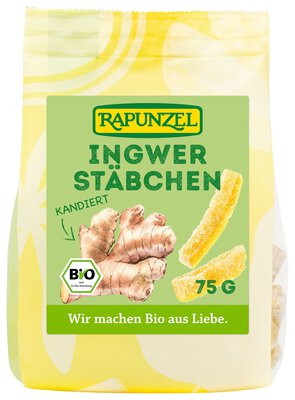 Ingwerstäbchen kandiert