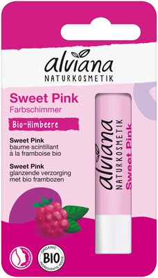 Lippenpflegestift Sweet Pink mit Bio-Himbeere