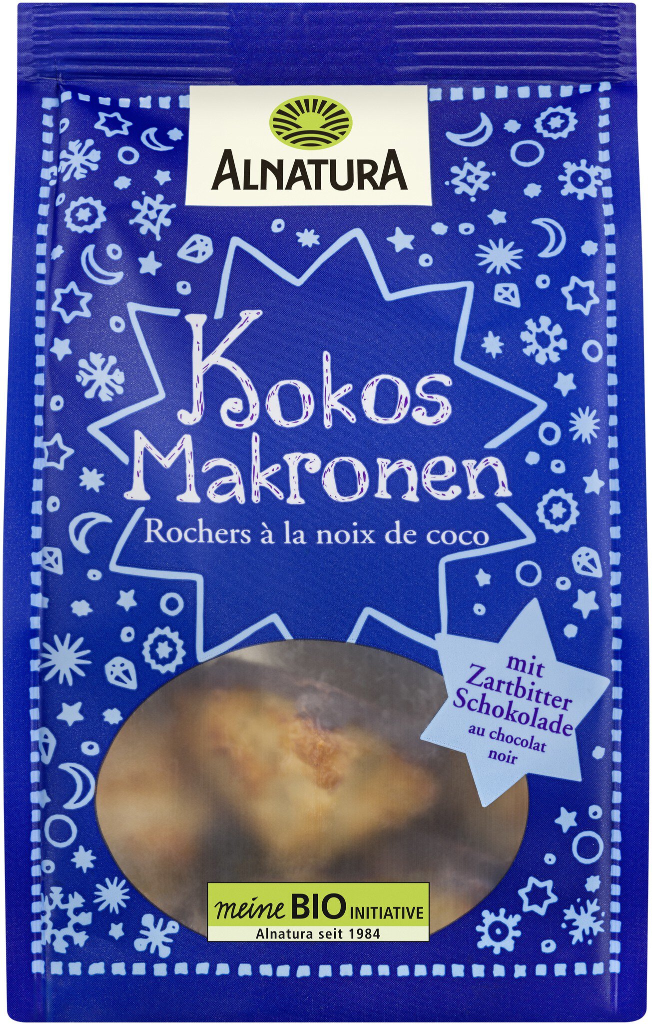 Kokosmakronen Zartbitter, (100 g), in Bio-Qualität von (Alnatura)
