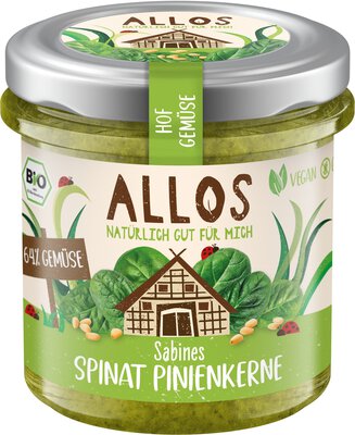 Hofgemüse Sabines Spinat Pinienkern 