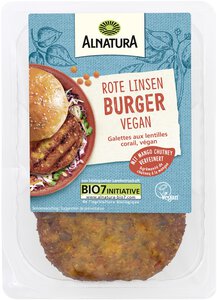 Rote-Linsen-Burger vegan (gekühlt)