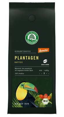 Plantagen Kaffee, ganze Bohne