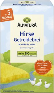 Hirse-Getreidebrei