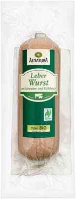 Leberwurst mit Schweine- und Kalbfleisch