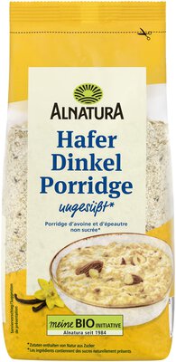 Hafer-Dinkel-Porridge ungesüßt
