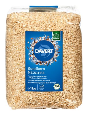Reis rund, braun 