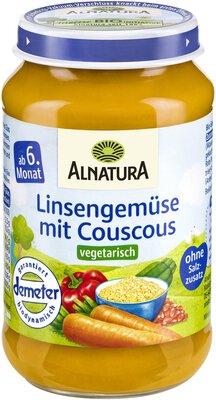 Linsengemüse mit Couscous