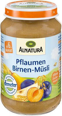 Pflaumen-Birnen-Müsli 